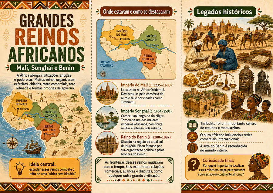 Folder — Grandes reinos africanos