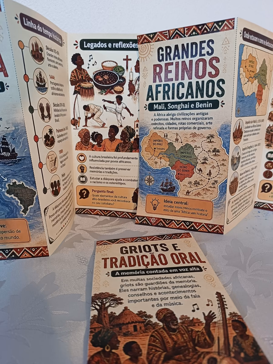 Folder — cultura africana
